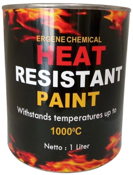Cat Tahan Panas Ergene 1000°C 1 Liter – Heat Resistant Paint