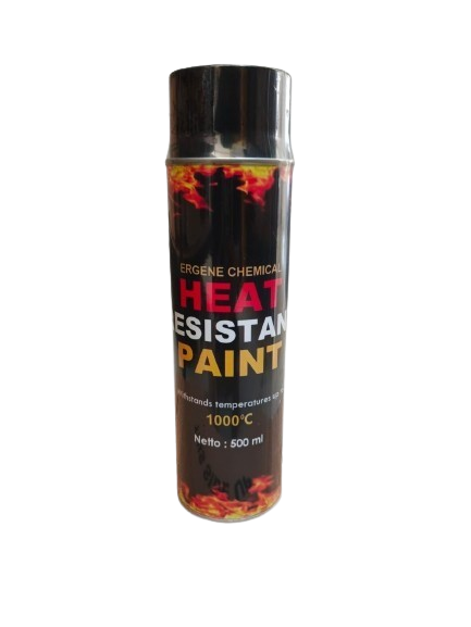Ergene Cat Tahan Panas 1000°C 500 ml – Cat Knalpot & Mesin Anti Karat