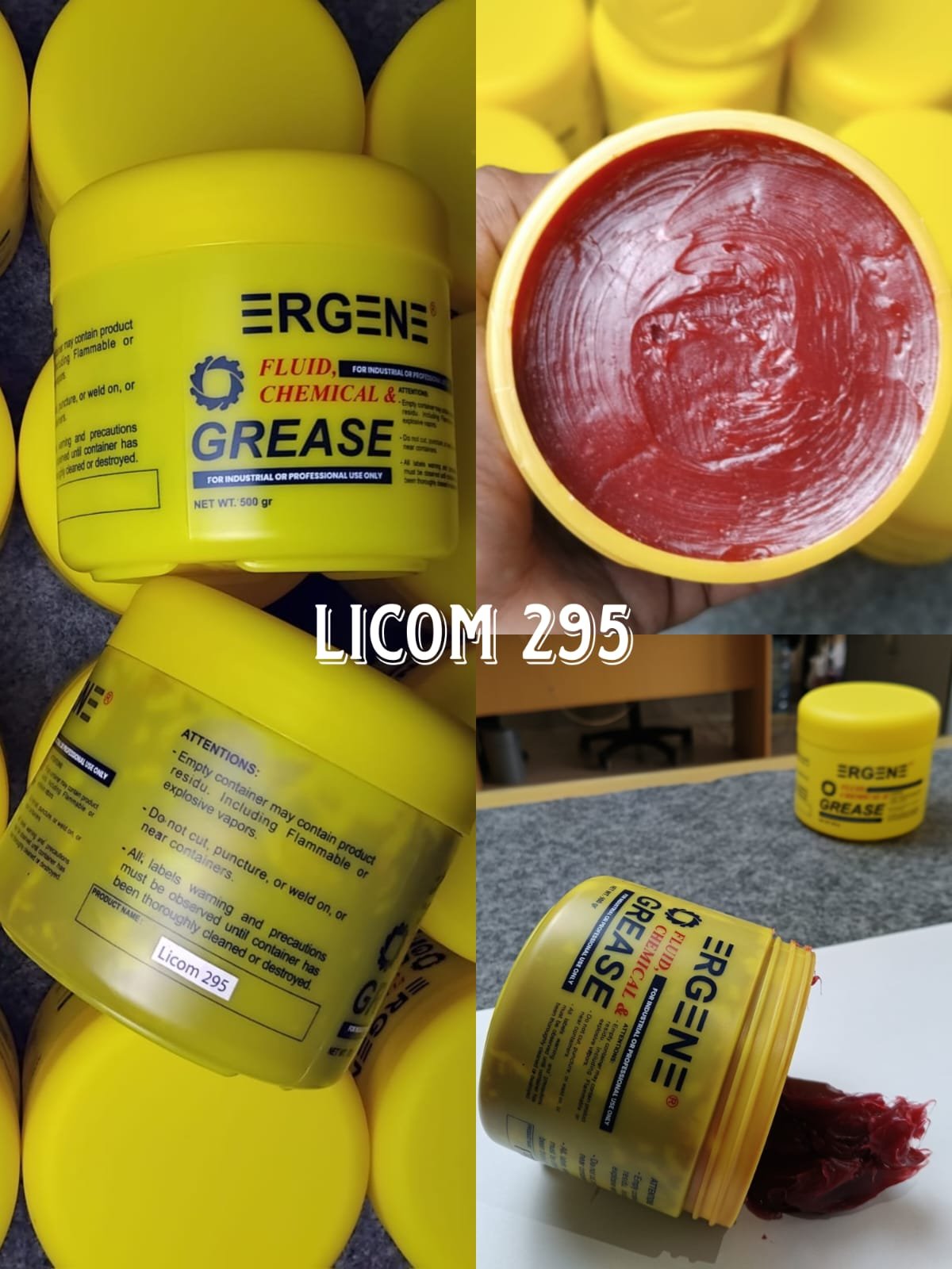 Licom 295 Lithium Complex Grease 500g – Grease Tahan Suhu Tinggi Industri