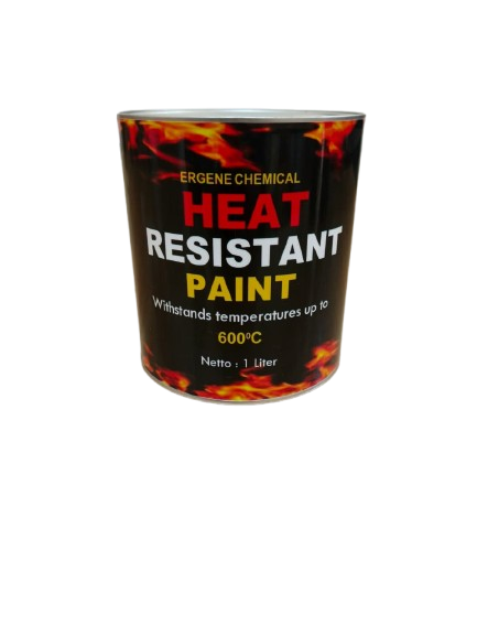 Cat Tahan Panas 600°C 1 Liter – Heat Resistant Paint untuk Logam